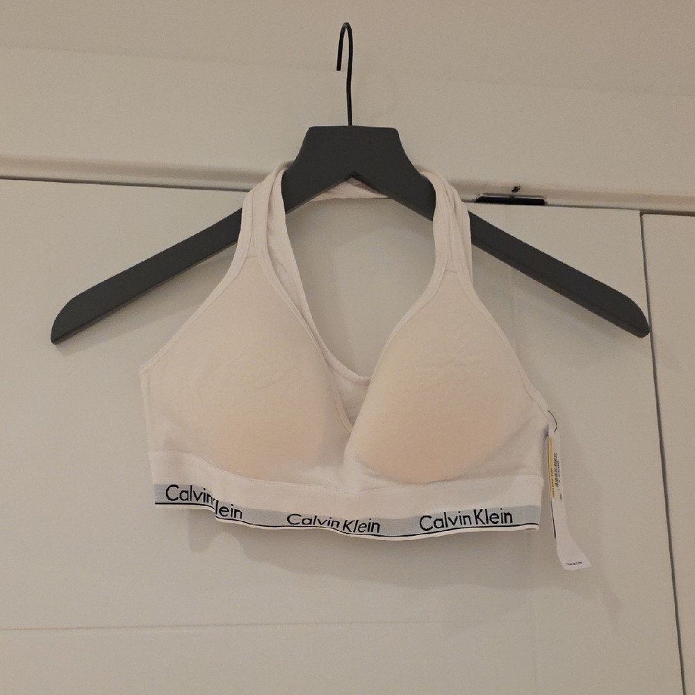 Calvin Klein Women's White Bralette